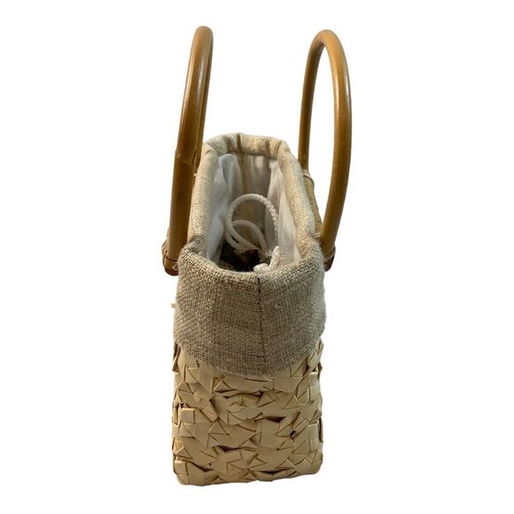 WOMEN Sandals Beige Macrame slippers Cotton knot Trassel Strap withPurse SIZE 8. - Picture 15 of 16